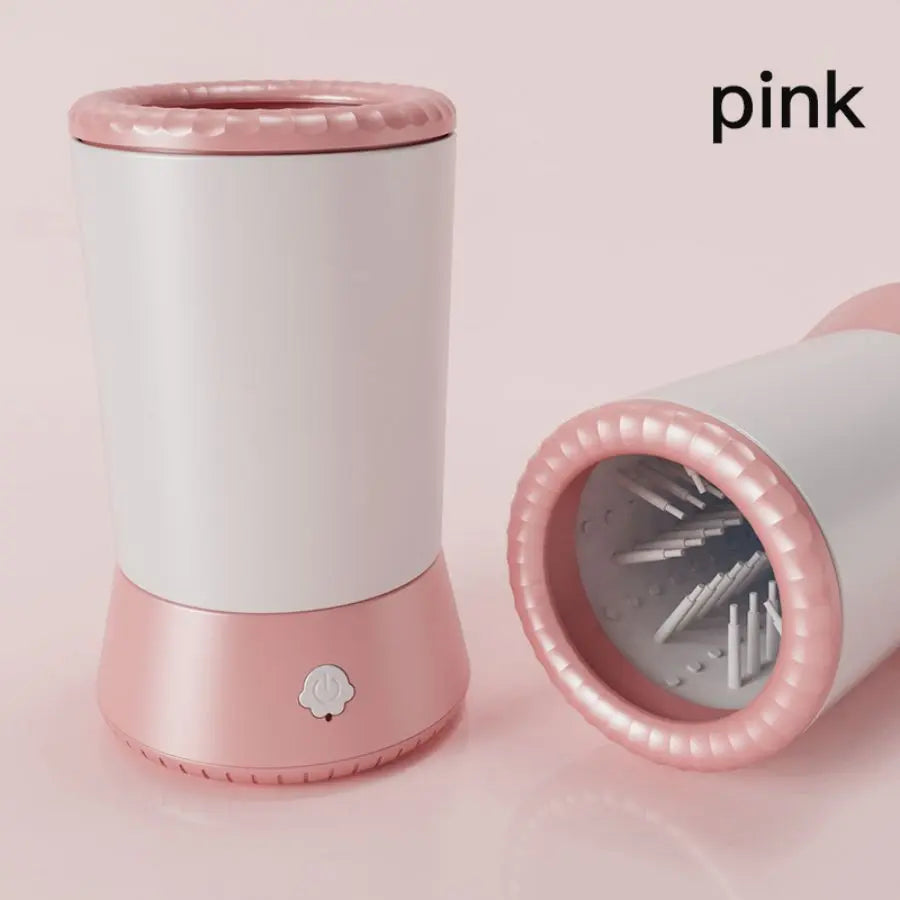 Automatic Electric Dog Paw Cleaner | USB Rechargeable, 2-Speed 360° Rotating Bristles — Portable Muddy Paw Wash Cup for Dogs & Cats