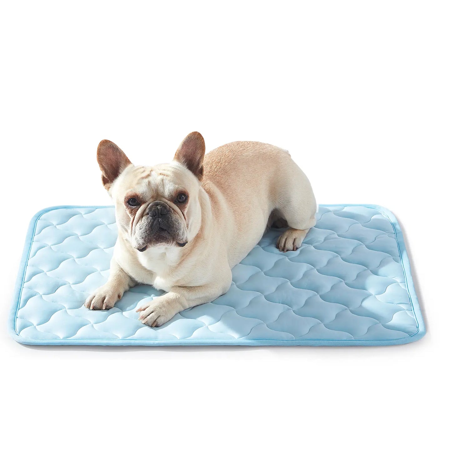 MIXJOY Pet Cooling Mat | Q-Max 0.5+ Instant Chill, Anti-Slip, Machine Washable — 4 Sizes for Dogs & Cats, Indoor, Outdoor & Travel Use