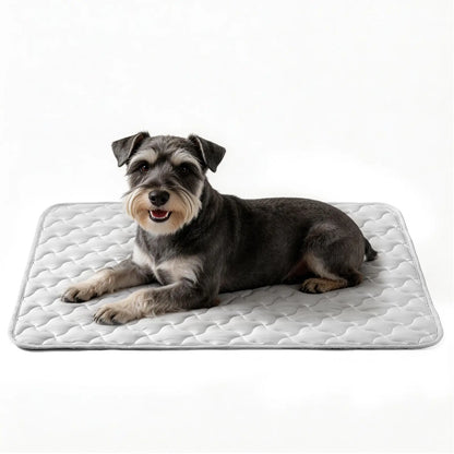 MIXJOY Pet Cooling Mat | Q-Max 0.5+ Instant Chill, Anti-Slip, Machine Washable — 4 Sizes for Dogs & Cats, Indoor, Outdoor & Travel Use